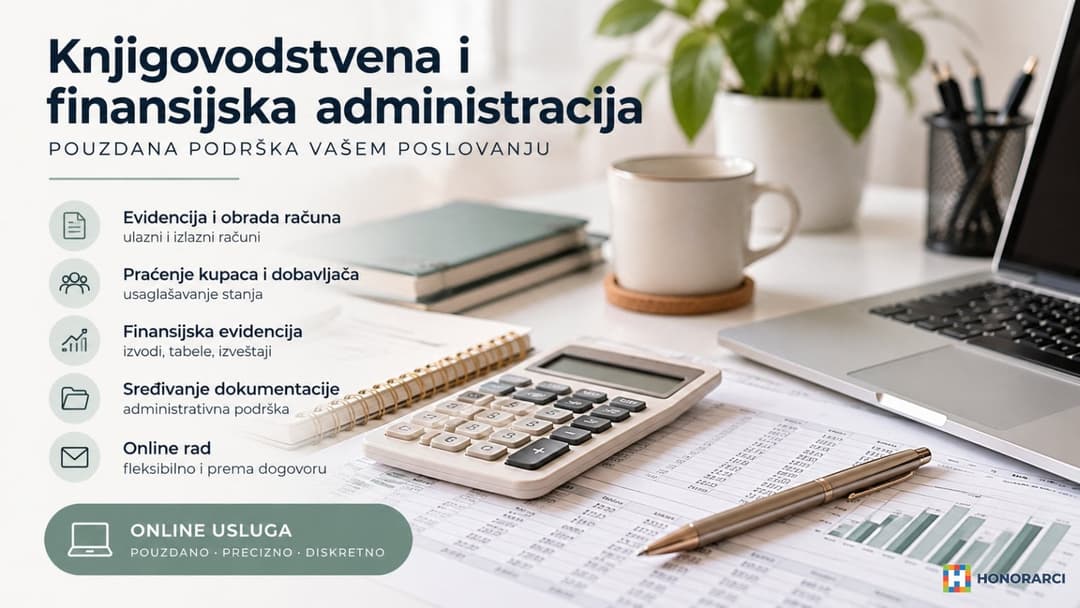 Pomoc u knjigovodstvu i finansijskoj administraciji - slika 1