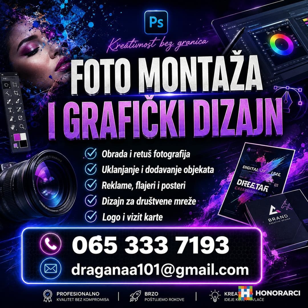 FOTO MONTAŽA I GRAFIČKI DIZAJN - slika 1