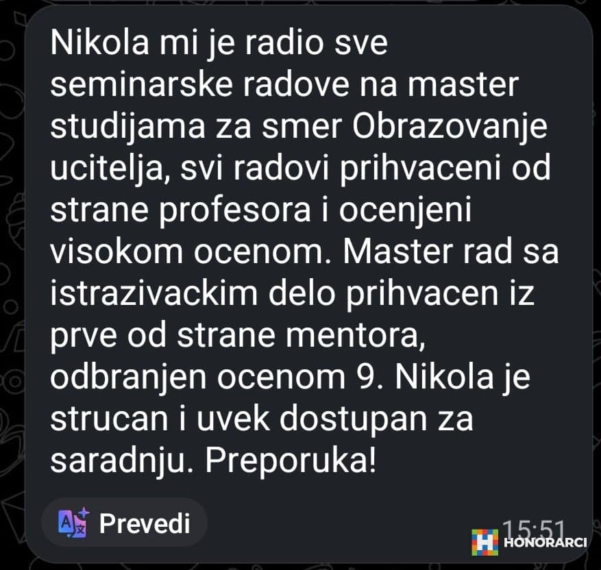Izrada master, diplomskih, seminarskih i maturskih - slika 4