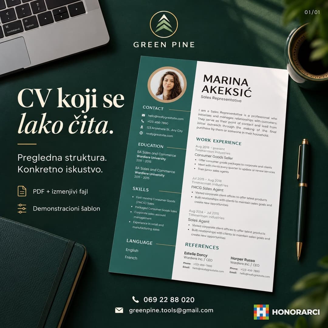 Izrada i sređivanje CV-a | LinkedIn profil - slika 1