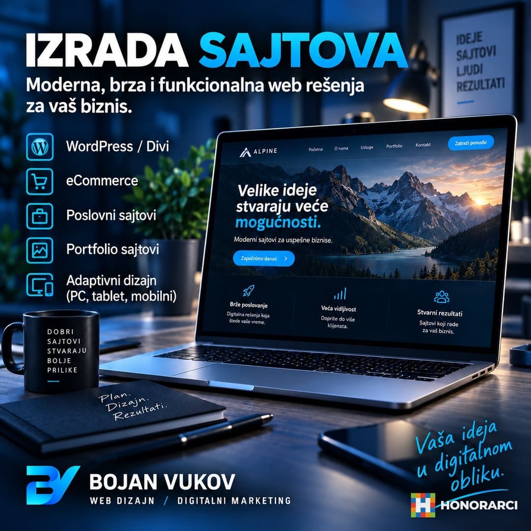Izrada sajtova za firme i preduzetnike - slika 1