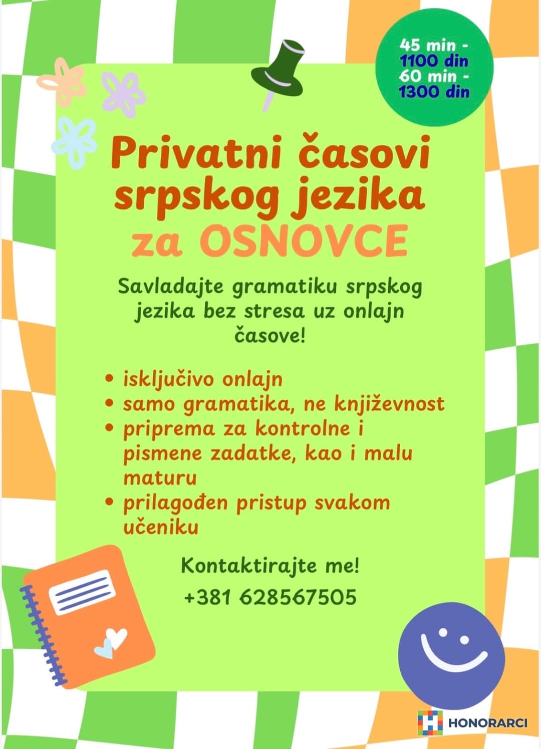 ONLINE časovi srpskog jezika za osnovnu školu (pripreme za malu maturu/pripreme za prijemni za Filološku gimnaziju) - slika 1