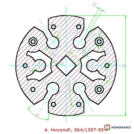 AUTOCAD - AutoCAD ČASOVI I IZRADA CRTEŽA - slika 2