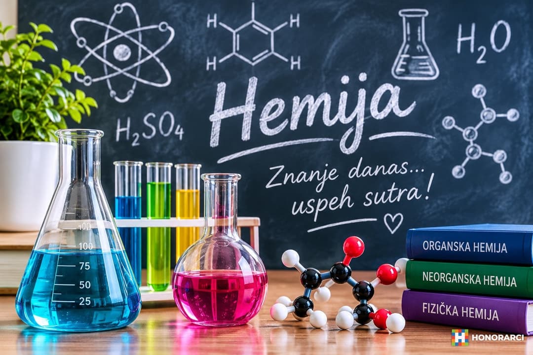 🧪 PRIVATNI ČASOVI HEMIJE – OSNOVCI, SREDNJOŠKOLCI I PRIPREMA ZA FAKULTET - slika 1