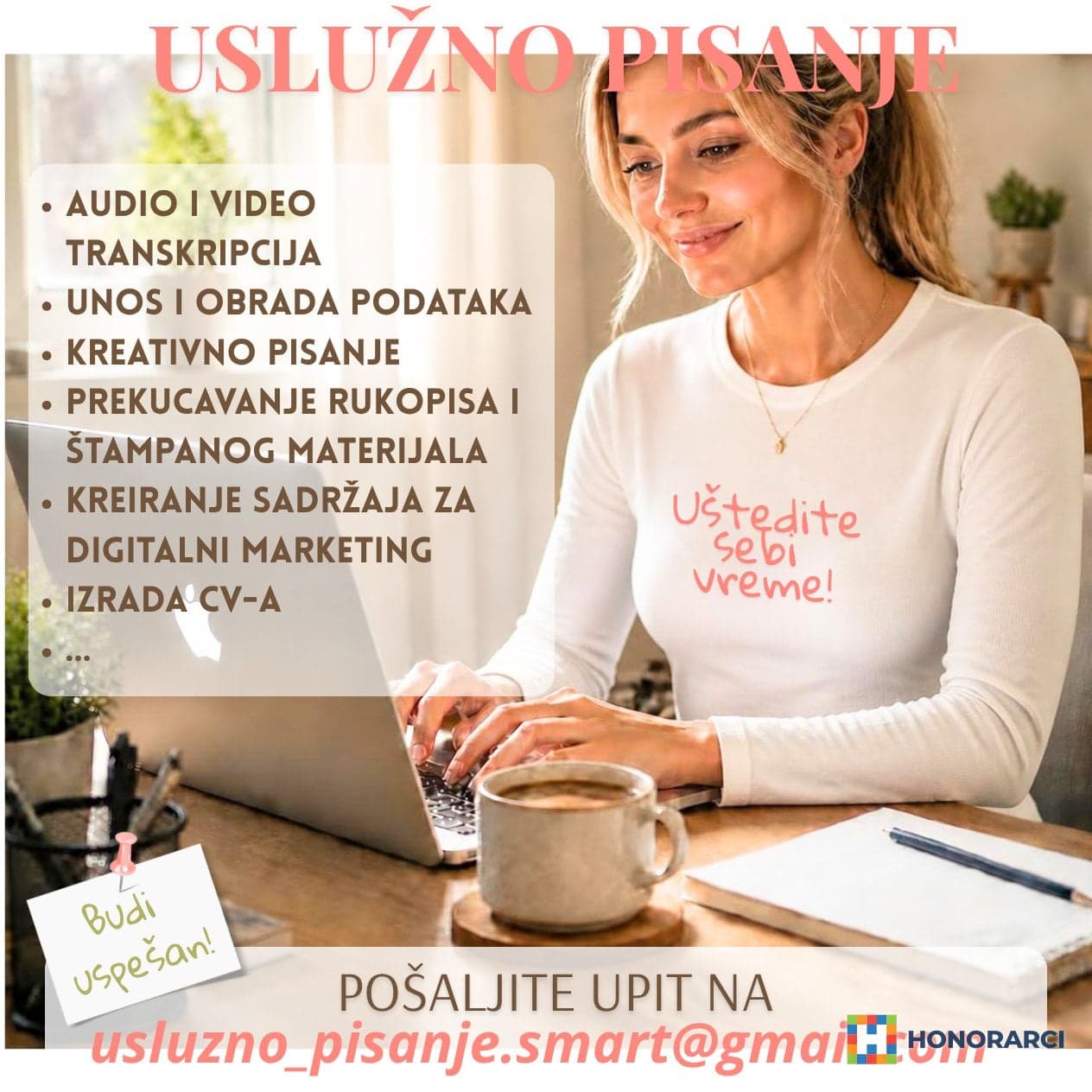 USLUŽNO PISANJE 