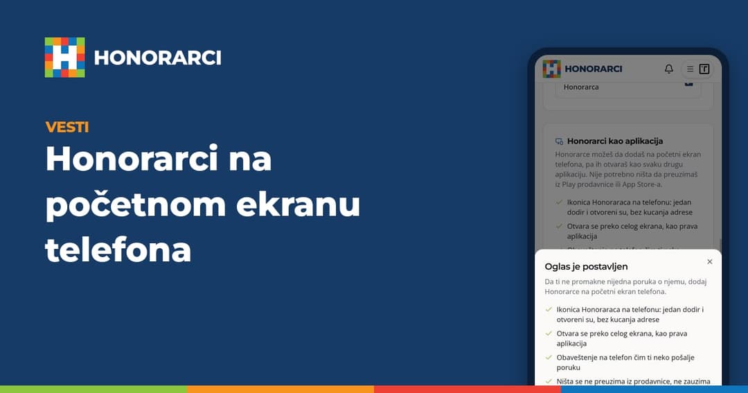 Honorarci na početnom ekranu telefona: šta je to i kako da ih dodate