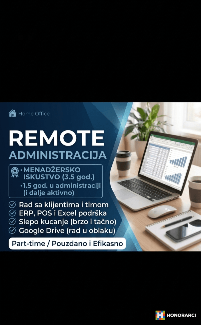 Remote Administracija / ERP i Excel Podrška / Rad sa Klijentima - slika 1