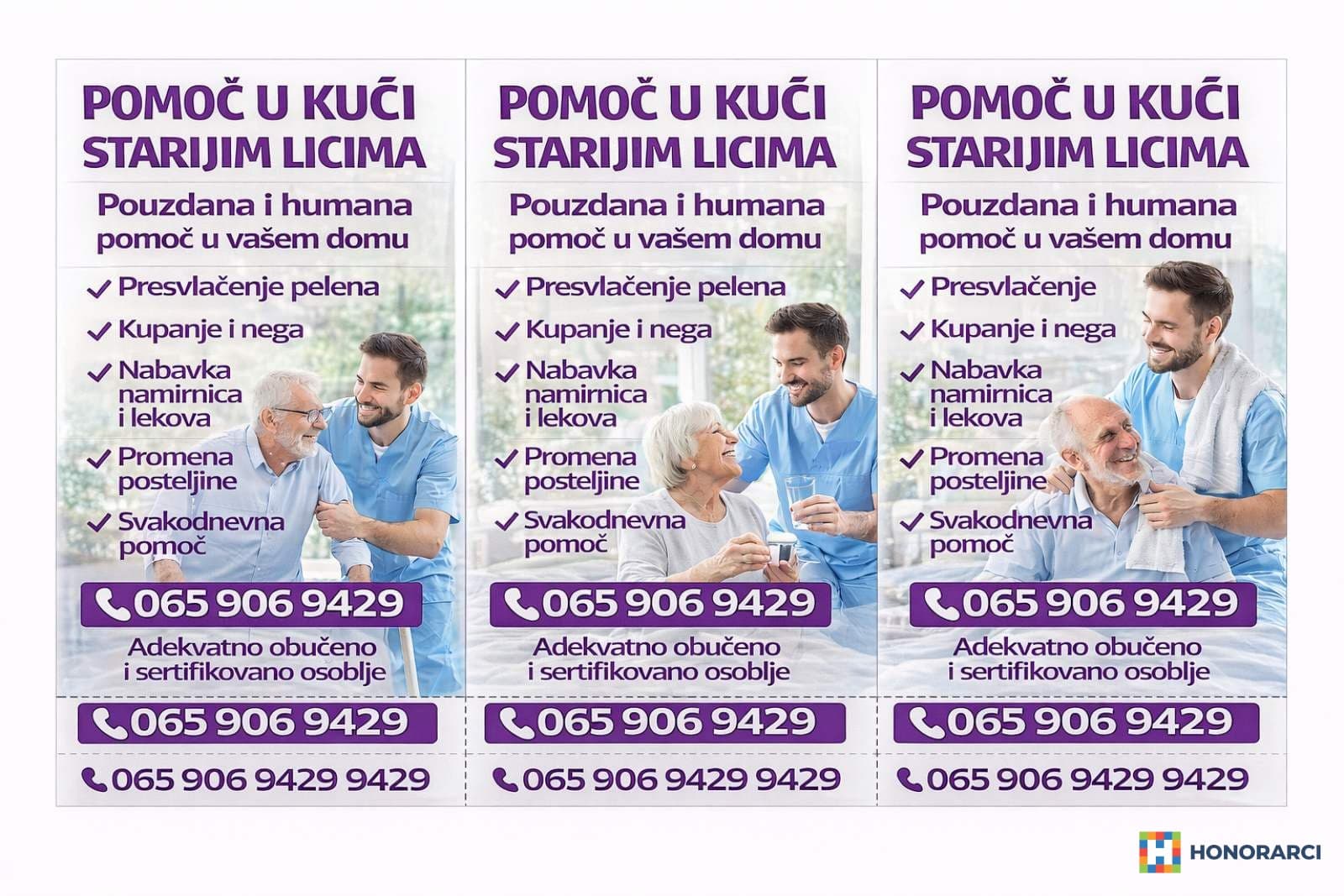Nega u kućnim uslovima Dedinje Čukarica Kanarevo brdo