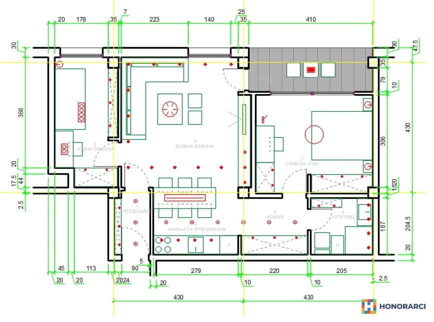 AUTOCAD - AutoCAD ČASOVI I IZRADA CRTEŽA - slika 7