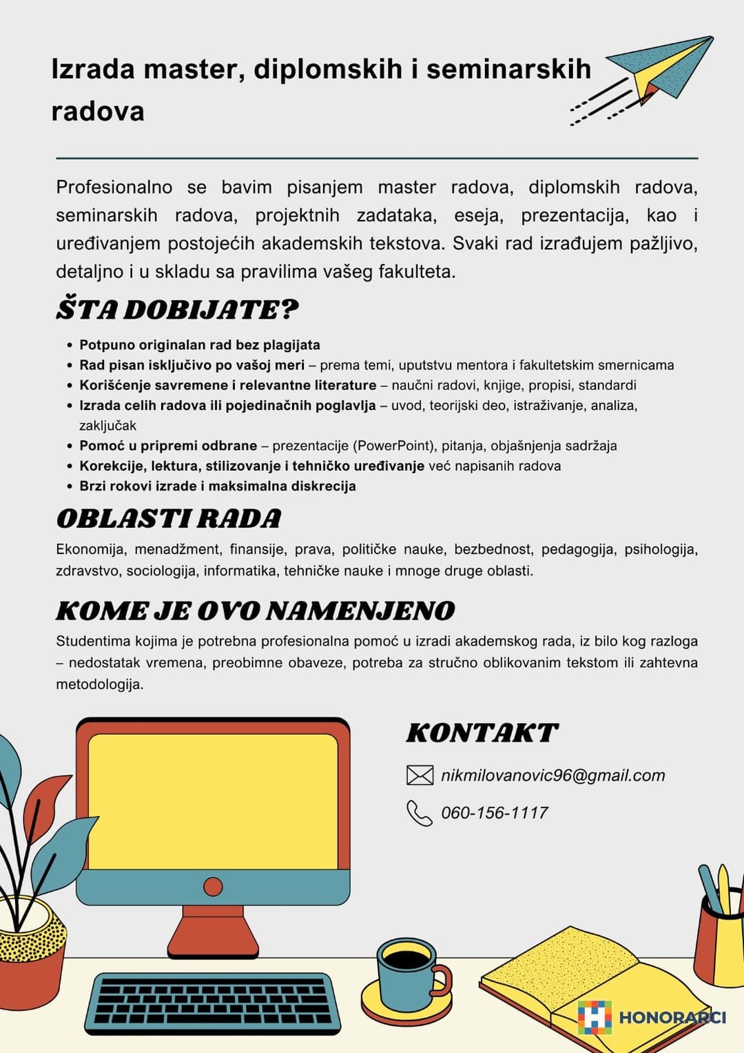 Master, diplomski i seminarski radovi – slika 1