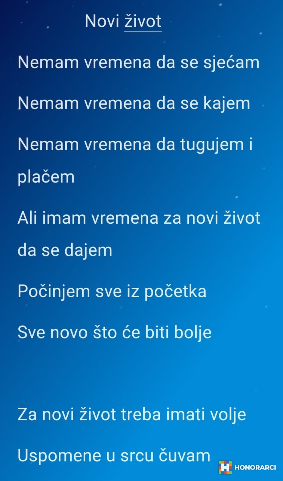 Pišem pjesme – slika 1
