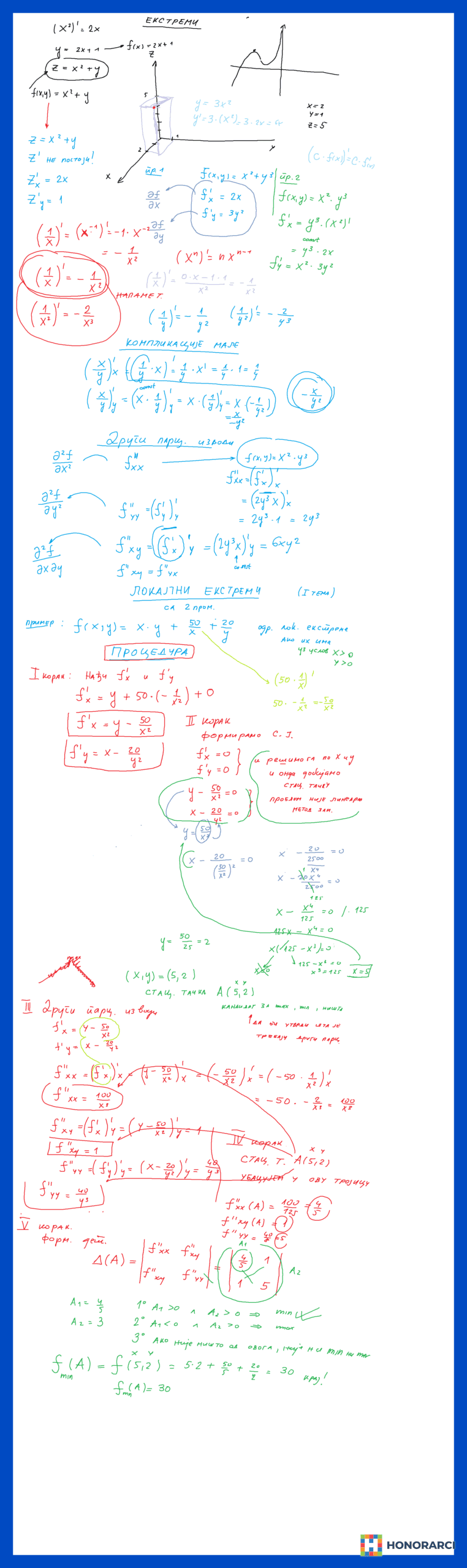 FON – Matematika 1 i 2 – časovi – Dipl. matematičar – slika 8