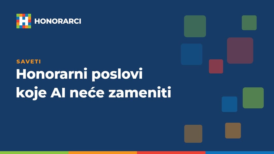 Honorarni poslovi koje AI neće zameniti: šta kažu istraživanja i naši oglasi