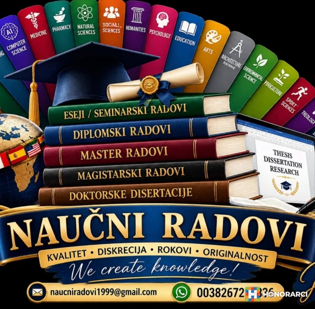 Stručna pomoć u pisanju svih vrsta naučnih radova