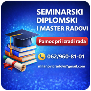 Izrada svih akademskih radova – bez plagijata, brzi rokovi