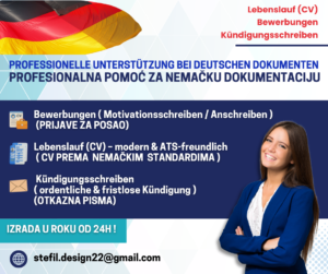 CV na Nemačkom jeziku
