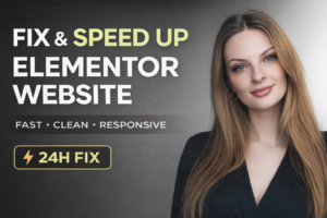 Popravka i ubrzavanje WordPress (Elementor) sajta – brzo i pouzdano