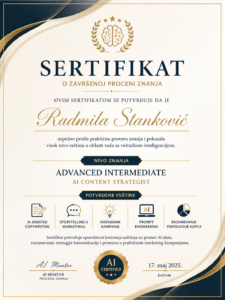 Profesionalno vođenje LinkedIn i Instagram profila (AI Content Strategist)