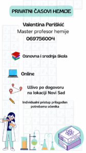 Privatni časovi hemije